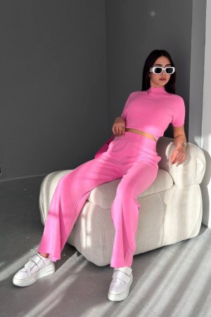 205423 TOPTAN PEMBE PANTOLON TAKIM