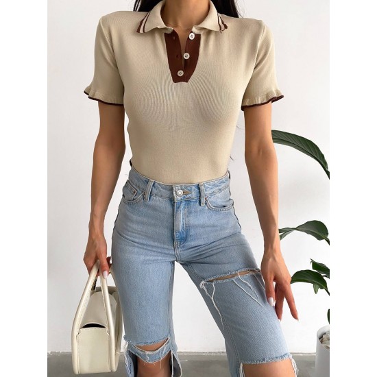 205428 beige BLOUSE