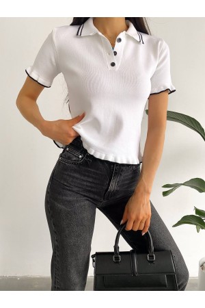 205431 TOPTAN BEYAZ BLUZ