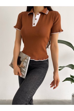 205432 TOPTAN KAHVE BLUZ