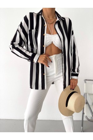 205434 TOPTAN ÇİZGİLİ GÖMLEK