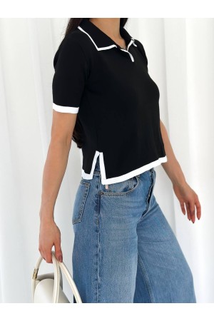 205439 TOPTAN SİYAH BLUZ