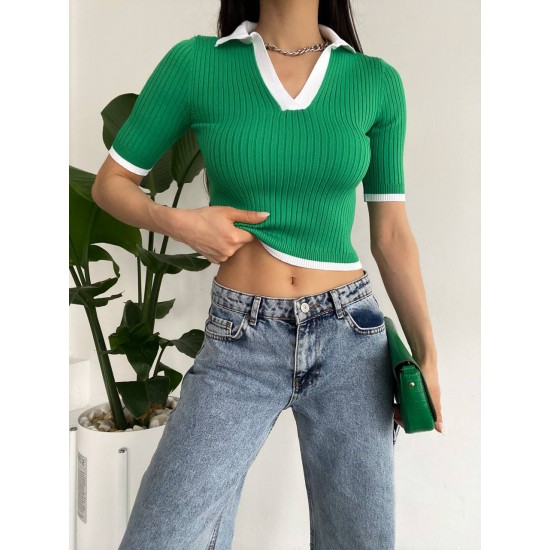 205448 GREEN BLOUSE