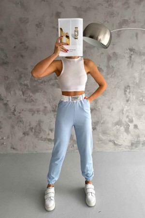 205495 TOPTAN BEBE MAVİ PANTOLON