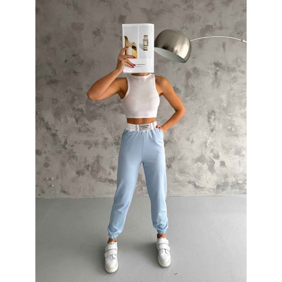 205495 TOPTAN BEBE MAVİ PANTOLON