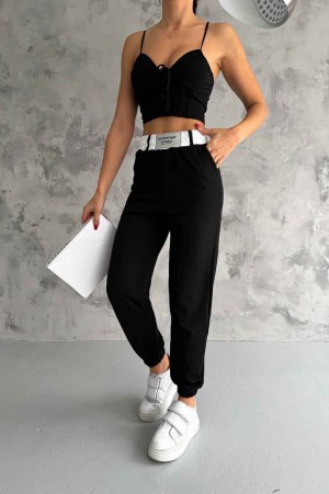 205496 TOPTAN SİYAH PANTOLON