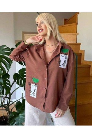 205579 TOPTAN KAHVE GÖMLEK