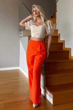 205589 TOPTAN ORANGE PANTOLON
