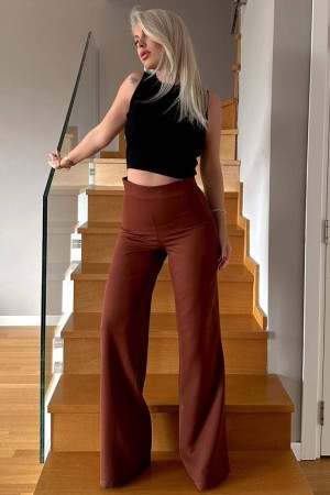 205636 TOPTAN KAHVE PANTOLON