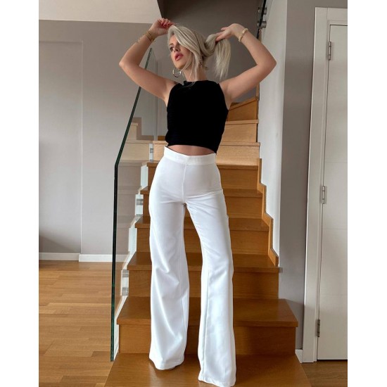 205637 TOPTAN BEYAZ PANTOLON