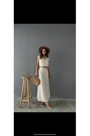 205657 beige Skirt
