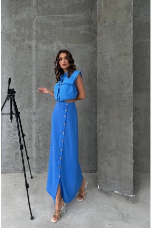 205658 blue Skirt