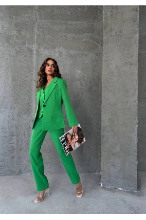 205695 TOPTAN YEŞİL PANTOLON TAKIM