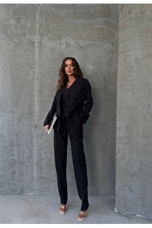 205697 TOPTAN SİYAH PANTOLON TAKIM