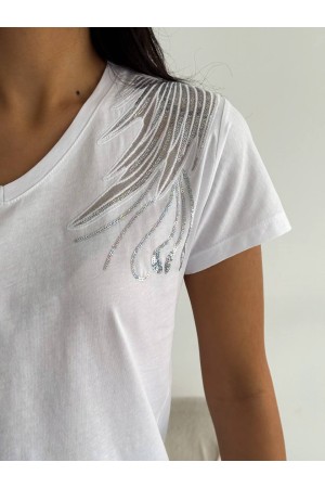 205764 TOPTAN BEYAZ TSHIRT