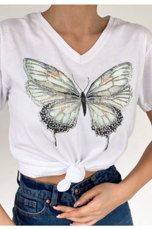 205770 TOPTAN BEYAZ TSHIRT