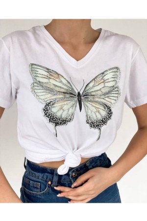 205770 TOPTAN BEYAZ TSHIRT