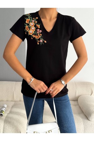 205773 TOPTAN SİYAH TSHIRT