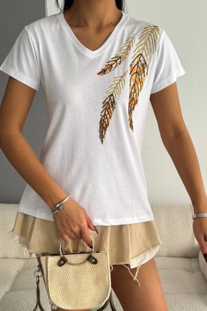 205783 TOPTAN BEYAZ TSHIRT