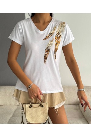 205783 TOPTAN BEYAZ TSHIRT