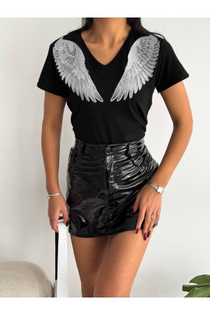 205792 TOPTAN SİYAH TSHIRT