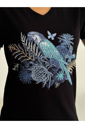 205795 TOPTAN SİYAH TSHIRT