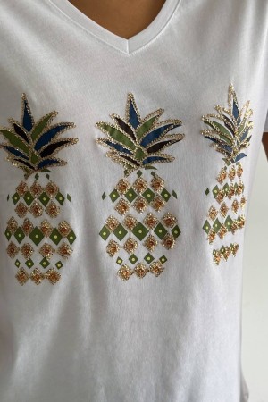 205797 TOPTAN BEYAZ TSHIRT