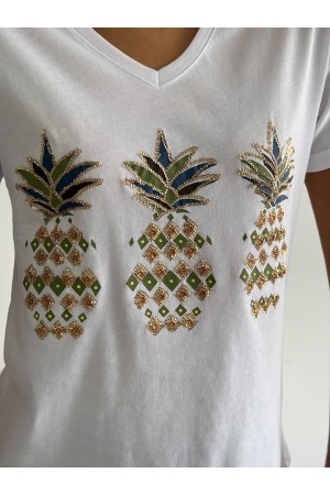 205797 TOPTAN BEYAZ TSHIRT