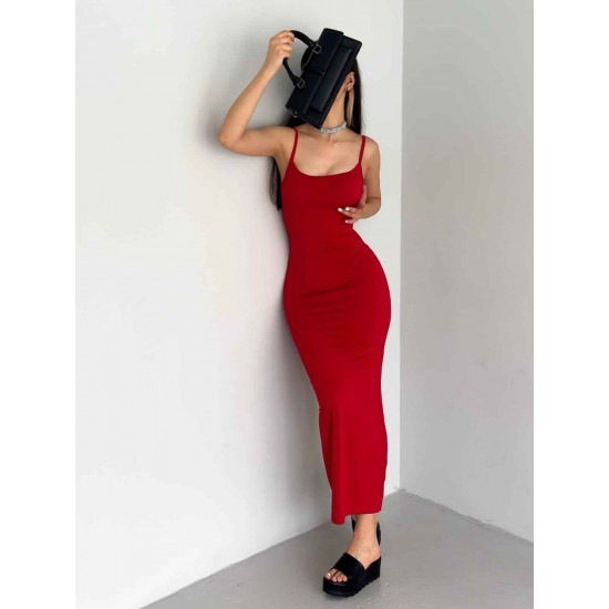 205929 red DRESS