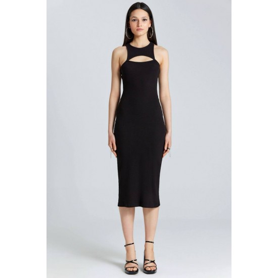 206766 TOPTAN SİYAH ELBİSE