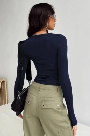 206782 TOPTAN LACİVERT CROP