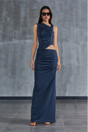 206788 TOPTAN LACİVERT ETEK TAKIM