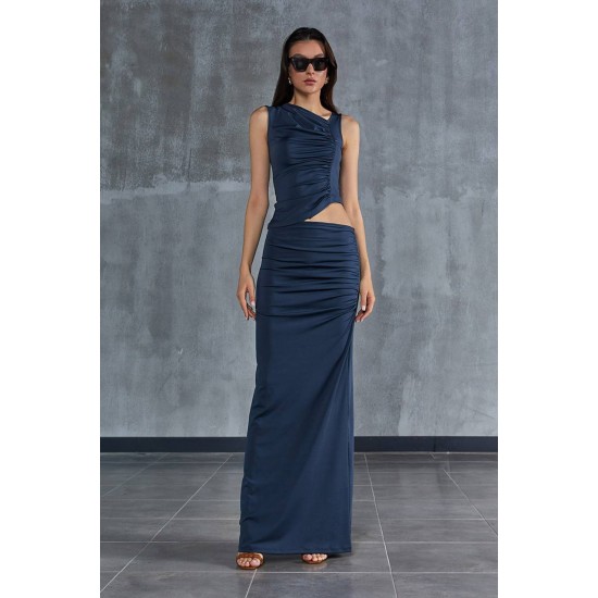 206788 TOPTAN LACİVERT ETEK TAKIM