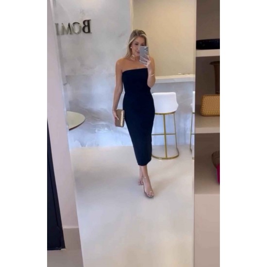 206811 black Evening dress