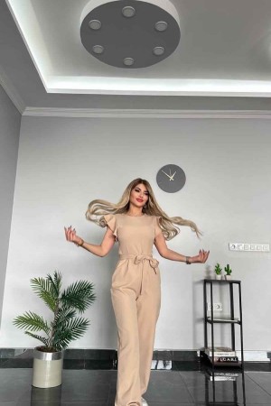 206820 beige OVERALLS