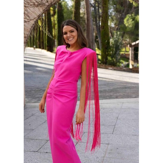 206821 fuchsia Evening dress