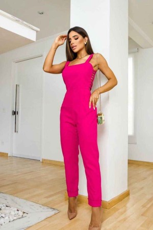 206837 fuchsia OVERALLS