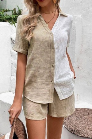 207212 colored Shorts suit