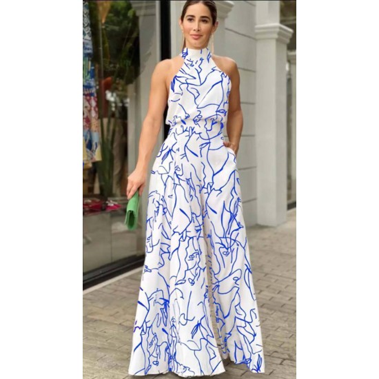 207217 patterned OVERALLS