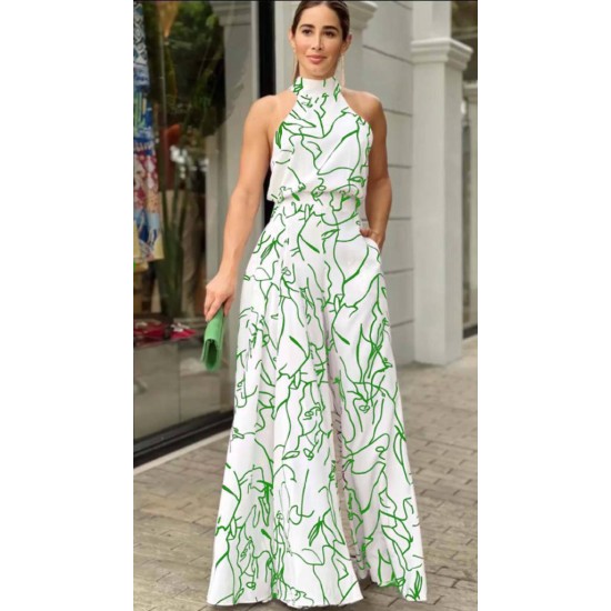 207219 patterned OVERALLS