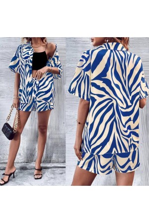 207222 TOPTAN DESENLİ ŞORT TAKIM