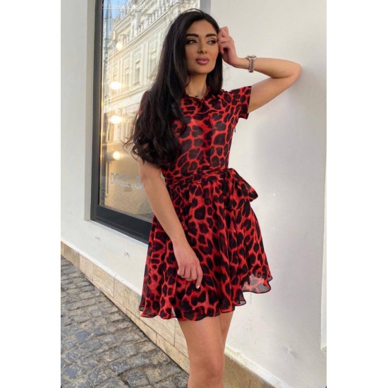 207227 patterned DRESS