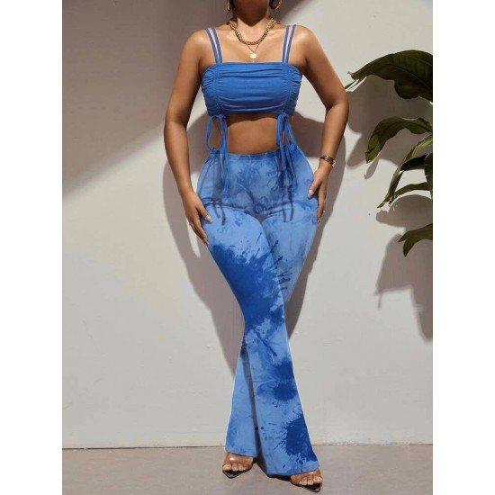 207250 blue Pants suit