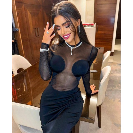 207253 black Evening dress