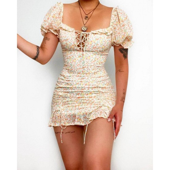 207302 patterned DRESS