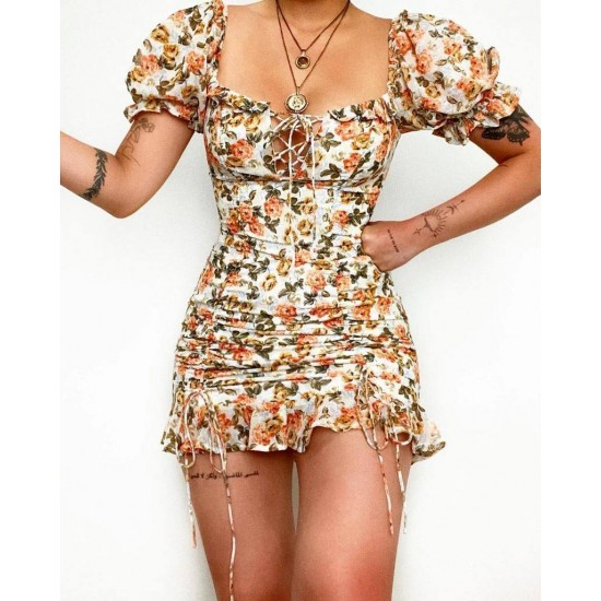 207304 patterned DRESS