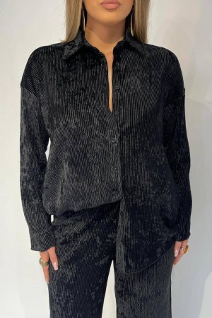 207320 TOPTAN SİYAH PANTOLON TAKIM