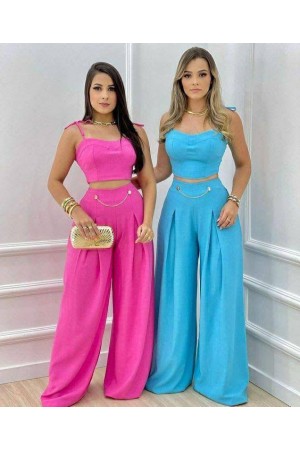 207344 TOPTAN MAVİ PANTOLON TAKIM