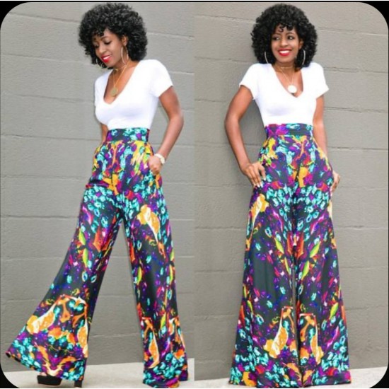 207346 TOPTAN DESENLİ PANTOLON TAKIM