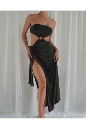 207353 TOPTAN SİYAH ELBİSE